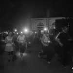 Běžci na nočním běhu pro Světlušku