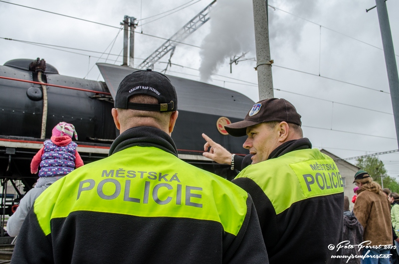 Městská policie u vlaku :)