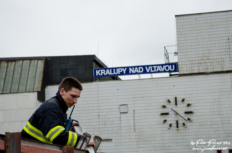 Doplnění vody v Kralupech nad Vltavou