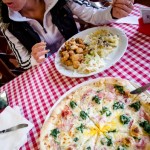 Špenátová pizza na smetanovém základu