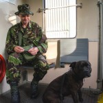 Taťka a Staffy ve vlaku