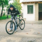 Forest na kole s keškou