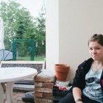Deniska není nadšená z deště