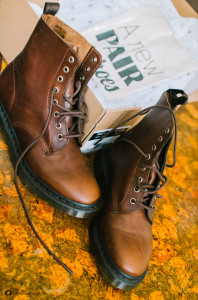 Kožené boty Dr. Martens smokethorn