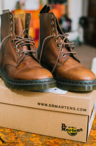 Kožené boty Dr. Martens smokethorn
