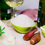 Ingredience na italské risotto