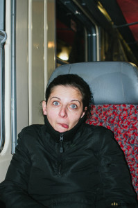 Klára ve vlaku