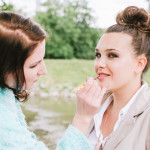 Backstage z styling focení