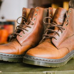 Kožené boty Dr. Martens smokethorn