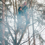 Forest s Romanem na stromě